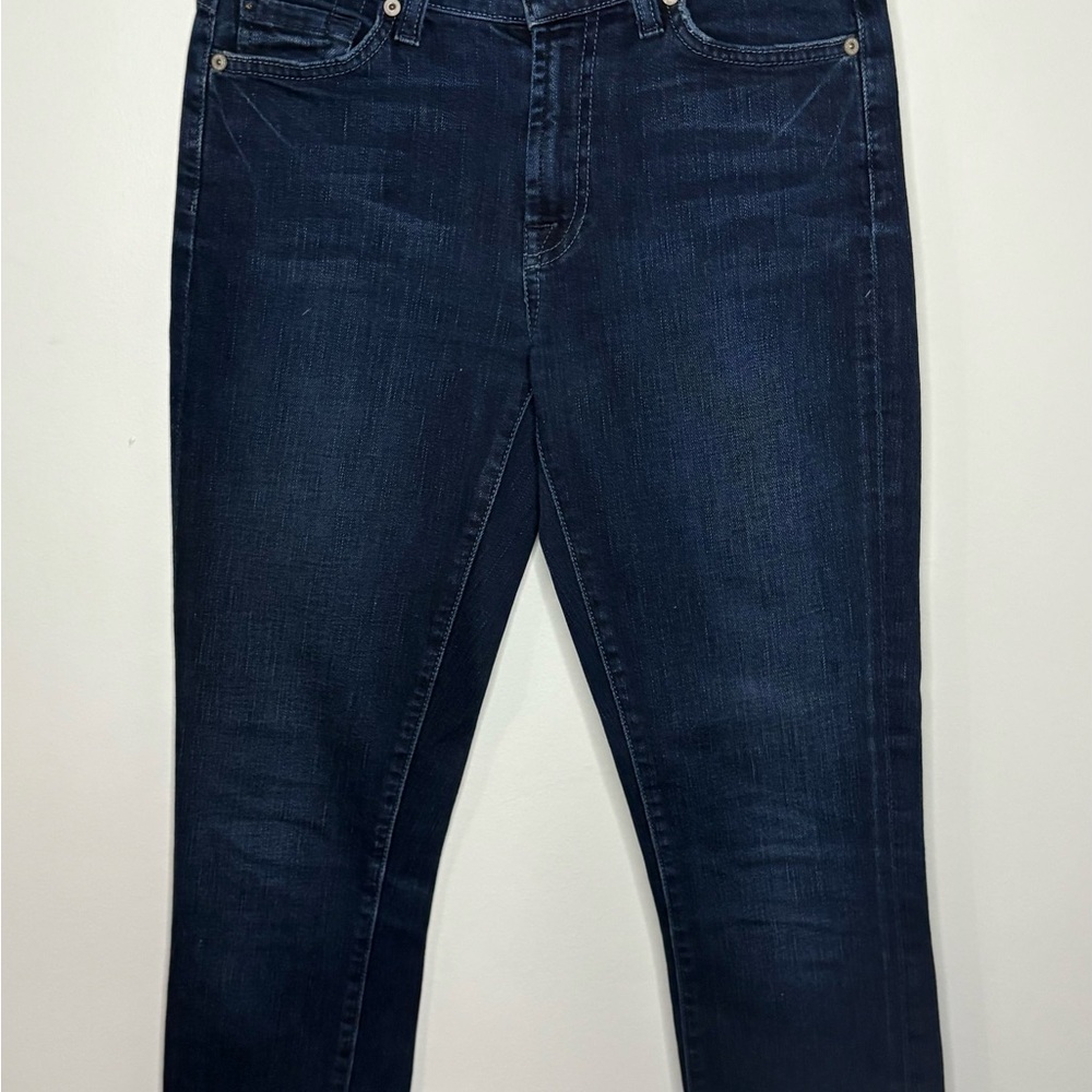 7 For All Mankind High Rise Blue Jeans